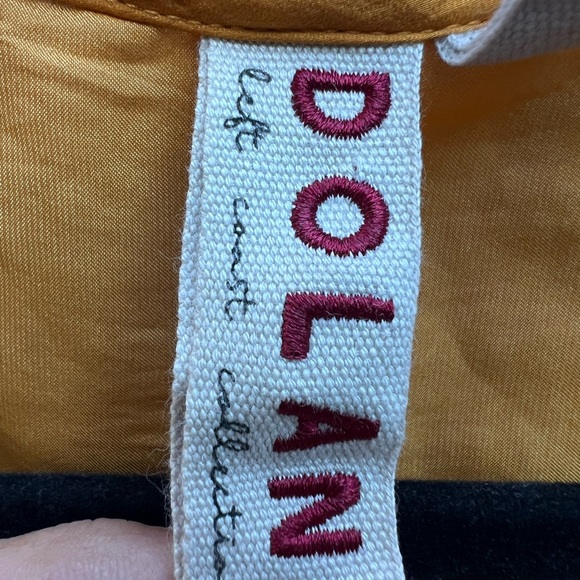 ANTHROPOLOGIE DOLAN Alvia mustard yellow peasant Embroidered top Women’s XS - Picture 7 of 12